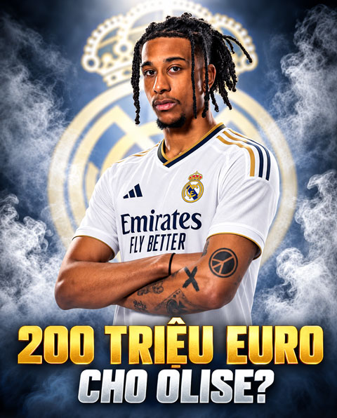 Real có sẵn sàng chi 200 triệu euro cho Olise?