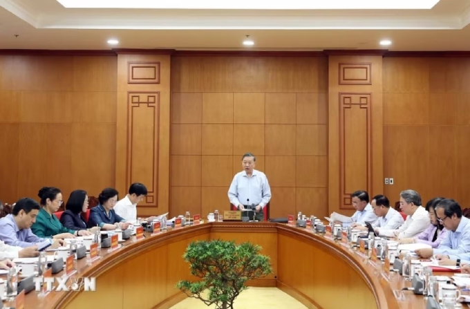 Tổng Bí thư, Chủ tịch nước Tô Lâm chủ trì buổi làm việc với Đảng ủy Chính phủ, Đảng ủy Bộ Văn hóa, Thể thao và Du lịch về định hướng phát triển thể thao trong giai đoạn mới
