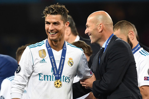 Theo lời Zidane, Ronaldo đã giúp ông thu lượm nhiều danh hiệu tại Real Madrid