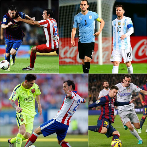 Với Godin, Messi là đối thủ đáng sợ nhất