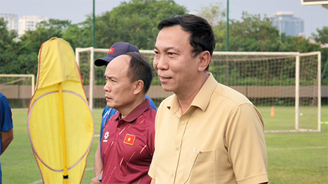 Chủ tịch VFF động viên U17 Việt Nam ở giai đoạn trọng điểm hướng tới U17 World Cup 2026