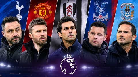 5 thuyền trưởng đối mặt nguy cơ sớm mất ghế tại Premier League