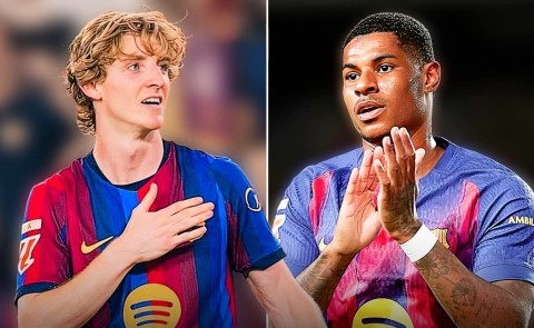 Việc Barca từ chối Rashford để chiêu mộ Gordon là một quyết định gây tranh cãi. Ảnh: Facebook