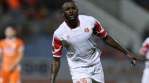 Tagueu là người lập cú hat-trick đầu tiên tại V.League 2026/27. Ảnh - Đức Cường