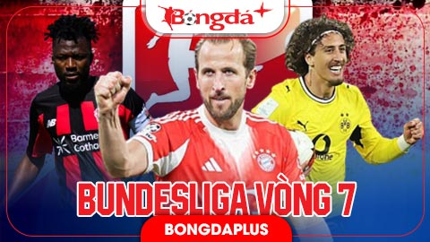 Lịch thi đấu vòng 7 Bundesliga 2026/27 trực tiếp ở đâu, kênh nào?