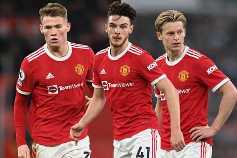 Hàng tiền vệ của MU sẽ rất mạnh nếu có McTominay, Rice và De Jong