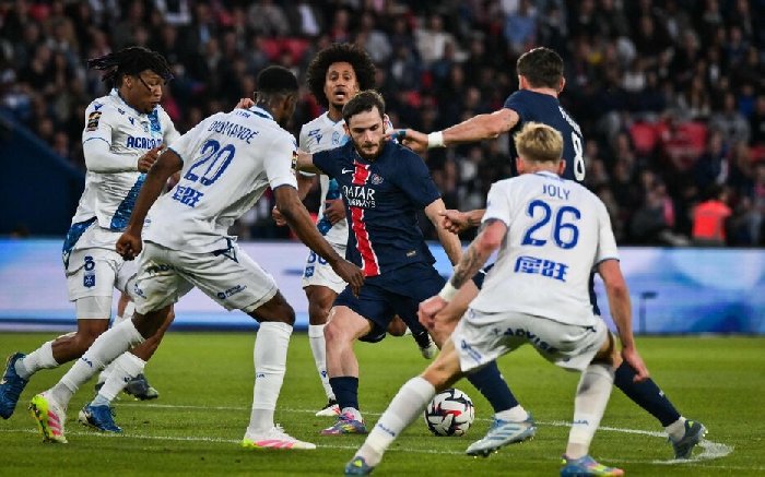  Nhật định phạt góc Auxerre vs PSG, 2h ngày 24/01