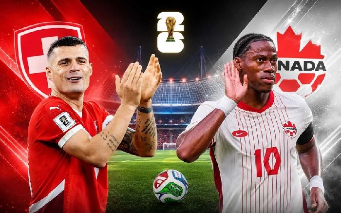  Nhật định phạt góc Thụy Sĩ vs Canada, 2h00 ngày 25/6
