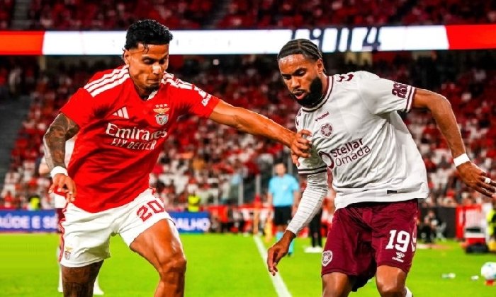  Nhận định Hearts vs Benfica 1h45 ngày 14/8: Hòa trong mưa bàn