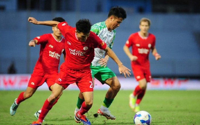  Nhật định phạt góc Thể Công Viettel vs PVF-CAND, 19h15 ngày 22/5