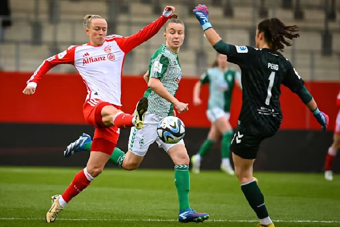  Nhận định Nữ Werder Bremen vs Nữ Bayern Munich, 0h00 ngày 17/2: Tiếp tục trên đỉnh