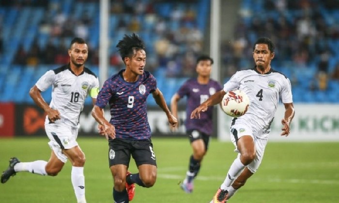  Nhật định phạt góc Cambodia vs Timor Leste, 17h30 ngày 3/8