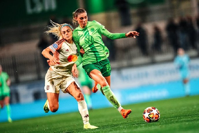  Nhật định phạt góc Nữ Wolfsburg vs Nữ Lyon, 00h45 ngày 25/03