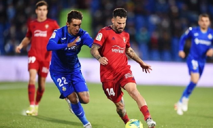  Nhật định phạt góc Osasuna vs Getafe, 0h30 ngày 1/9