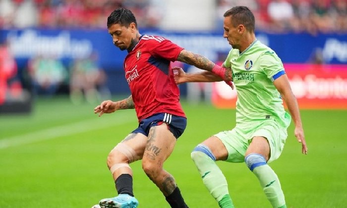  Nhận định Osasuna vs Getafe 0h30 ngày 1/9: Chủ-khách chia điểm