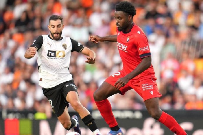  Nhận định Osasuna vs Valencia 22h00 ngày 24/08: Cầm chân chủ nhà