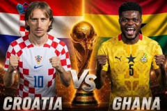 Nhật định phạt góc Croatia vs Ghana, 4h00 ngày 28/6