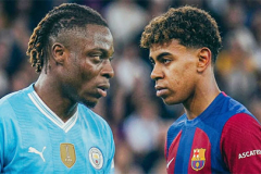 Man City: Doku có thể đạt đến đẳng cấp của Lamine Yamal?