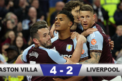 Kết quả Aston Villa 4-2 Liverpool: Villa giành vé dự Champions League mùa tới