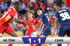 Kết quả Hà Tĩnh 1-1 Công an Hà Nội: Nhà vô địch bị cầm hòa kịch tính