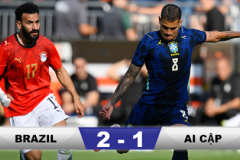 Kết quả Brazil 2-1 Ai Cập: Chiến thắng nhọc nhằn