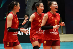Đội tuyển bóng chuyền nữ Việt Nam thắng kịch tính Indonesia ở AVC Cup 2026