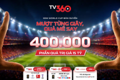 TV360 sẵn sàng cho World Cup và 400.000 phần quà cho người hâm mộ