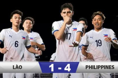 Kết quả Lào 1–4 Philippines: Thua ngược, Lào chính thức bị loại