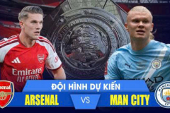 Arsenal vs Man City: Đội hình dự kiến, thông tin lực lượng mới nhất