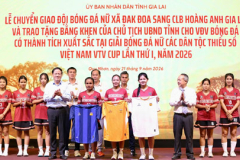 HAGL của bầu Đức chính thức tiếp nhận đội bóng đá nữ xã Đắk Đoa