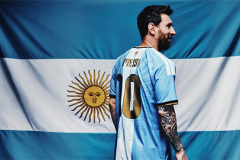 Messi mặc áo đấu đặc biệt trong trận cuối cùng cho Argentina