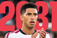 Bellingham gắn bó với Real Madrid đến năm 2031