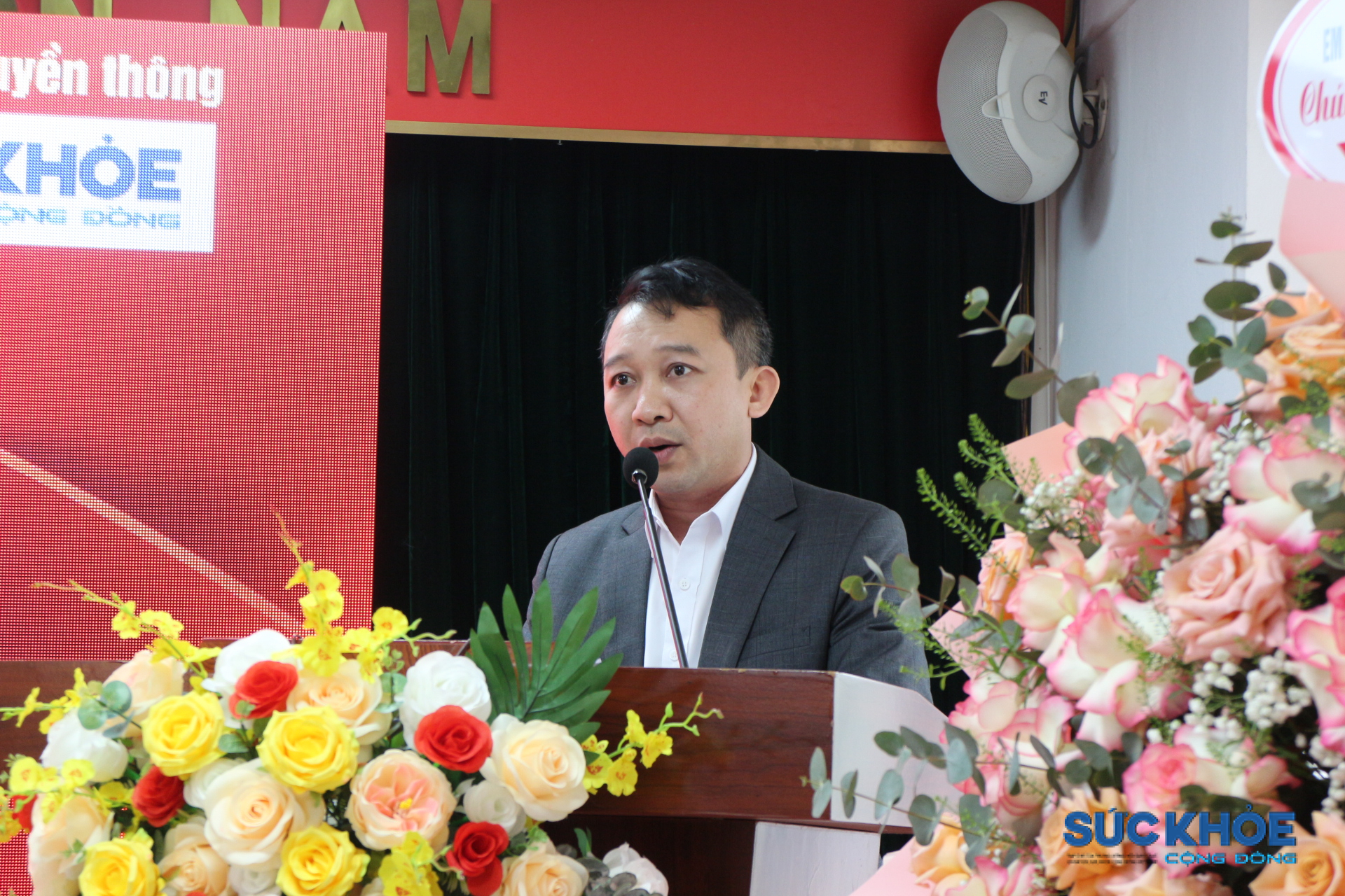 Ông Cao Minh Tuấn phát biểu tại buổi lễ