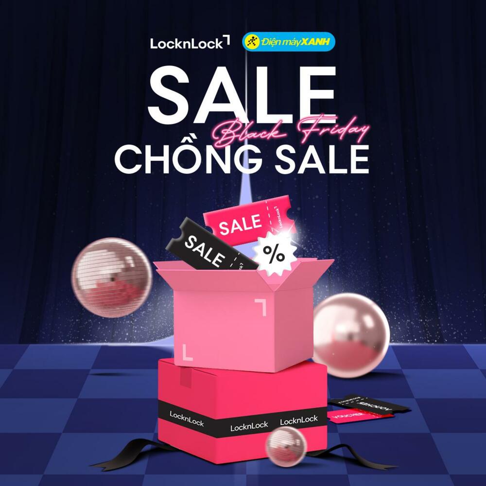 LocknLock tung ưu đãi kép: Đại giảm giá Black Friday và quà tặng 0 đồng cực chất