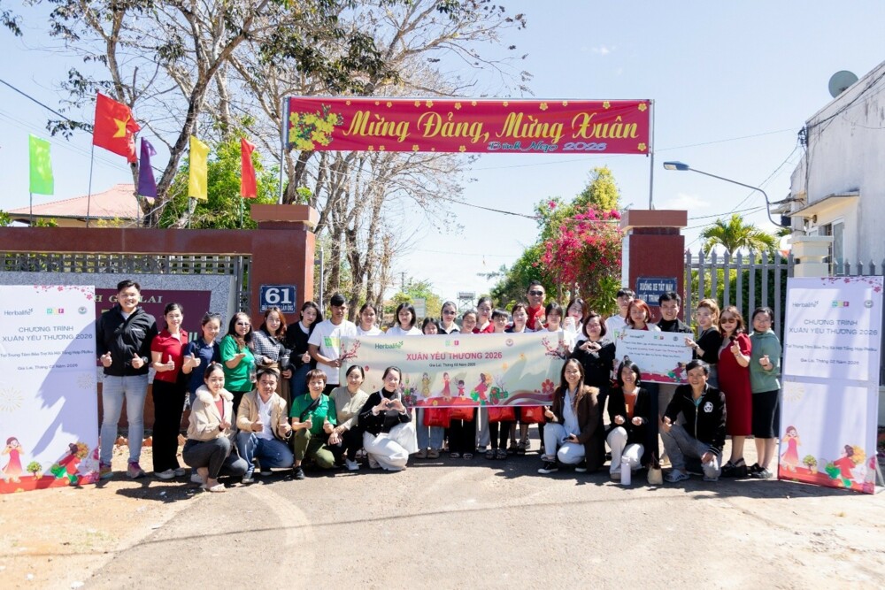  Herbalife Việt Nam tiếp tục tổ thức chương trình “Xuân Yêu Thương” 2026