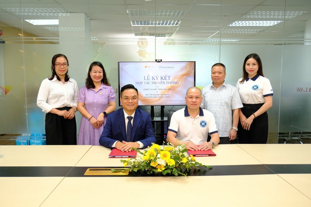  Tạp chí Doanh nghiệp và Thương hiệu nông thôn ký kết hợp tác cùng Công ty Luật TNHH SB Law